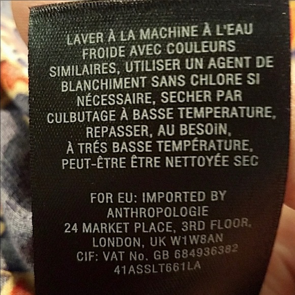 Anthro Vanessa Virgina Elephant Top - Picture 8 of 8